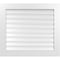 Ekena Millwork Vertical Surface Mount PVC Gable Vent: Functional, w/ 3-1/2"W x 1"P Standard Frame, 36"W x 32"H GVPVE36X3201SF - alternate 1